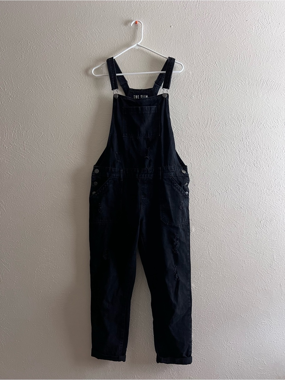 Black Women's Denim Overalls